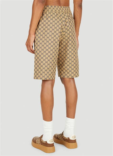 short gucci jacquard|gucci draw string shorts.